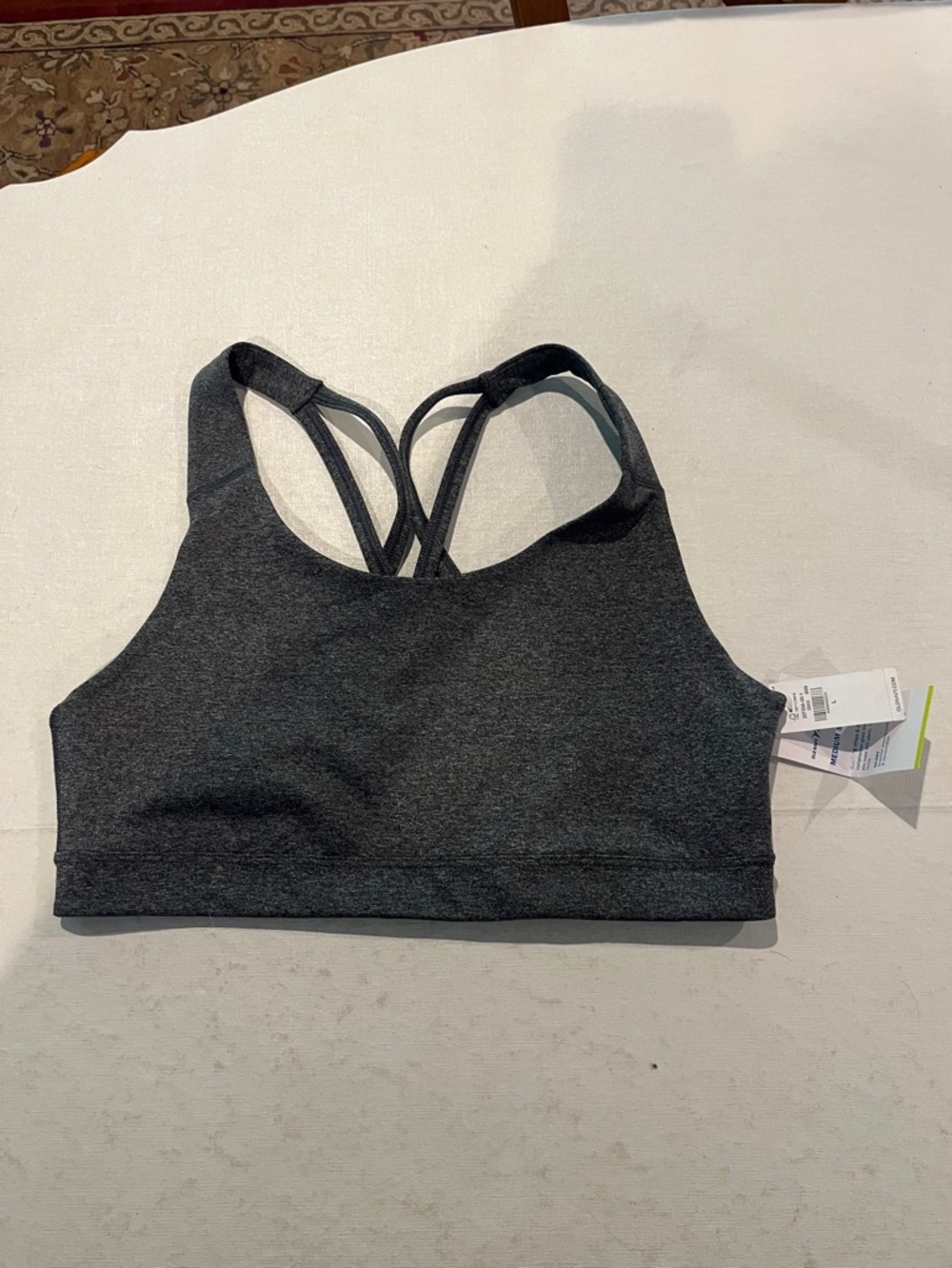 Old Navy Medium Support Gray Sports Bra. NEW!